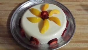 como hacer gelatinas con frutas y queso crema