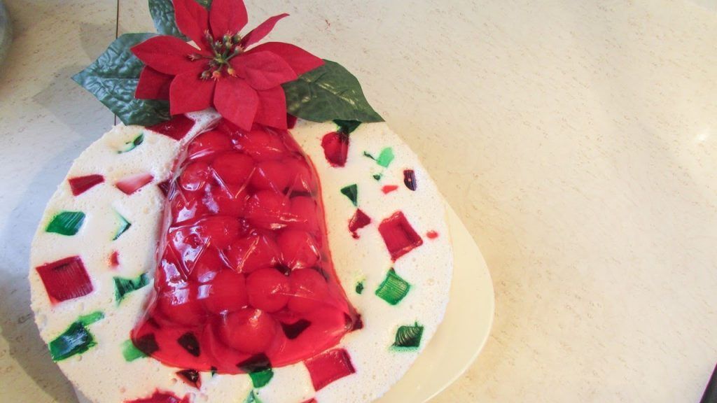 como hacer gelatina de mosaico con base transparente de corazones