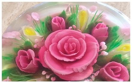exageración educador por inadvertencia Como hacer flores con gelatina paso a paso y muy bellas.