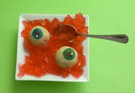 Como hacer ojos de gelatina