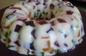 recetas de gelatina de mosaico con lecheras 1