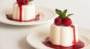 receta de gelatina de yogurt con fresas